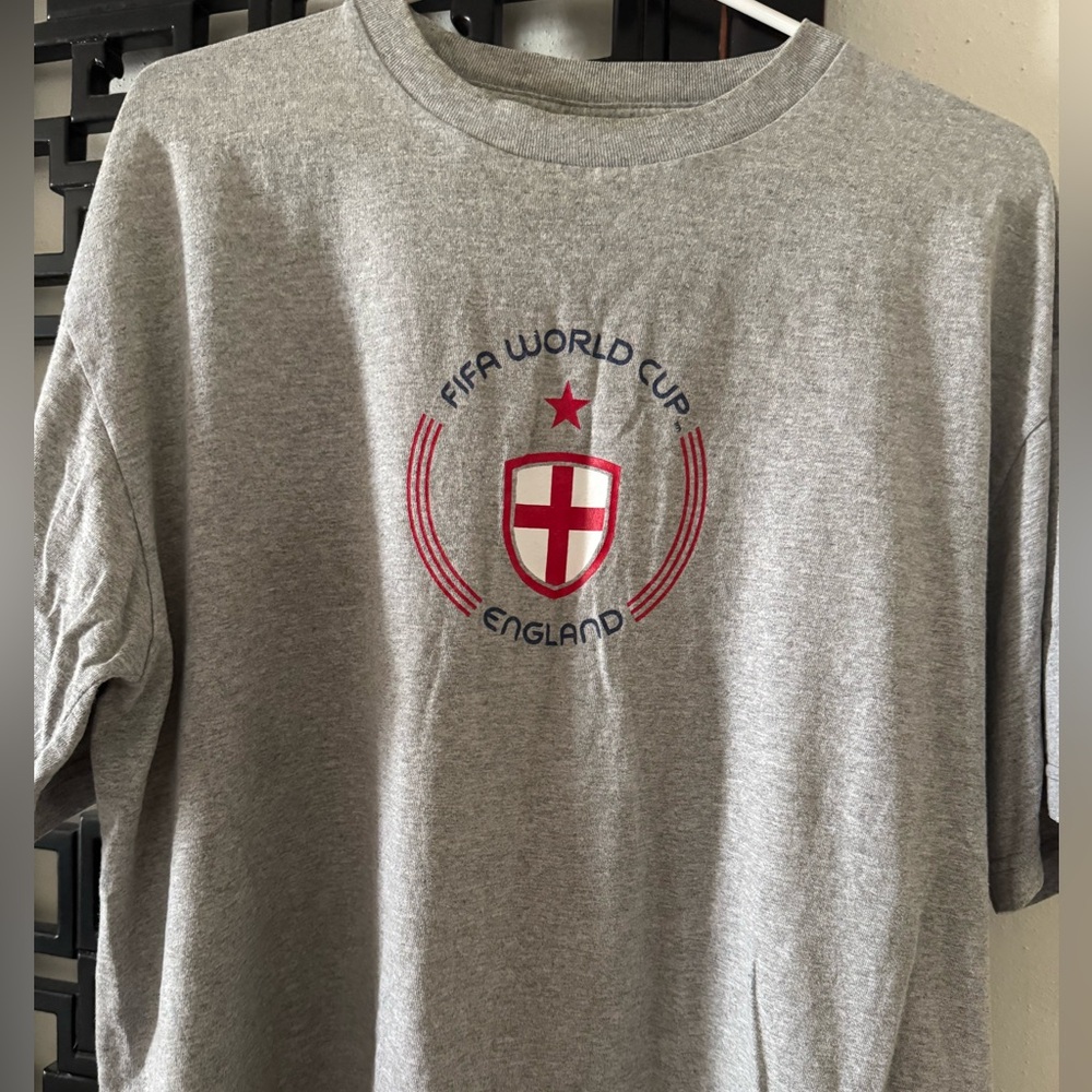 Gray England FIFA World Cup 2006 T-Shirt